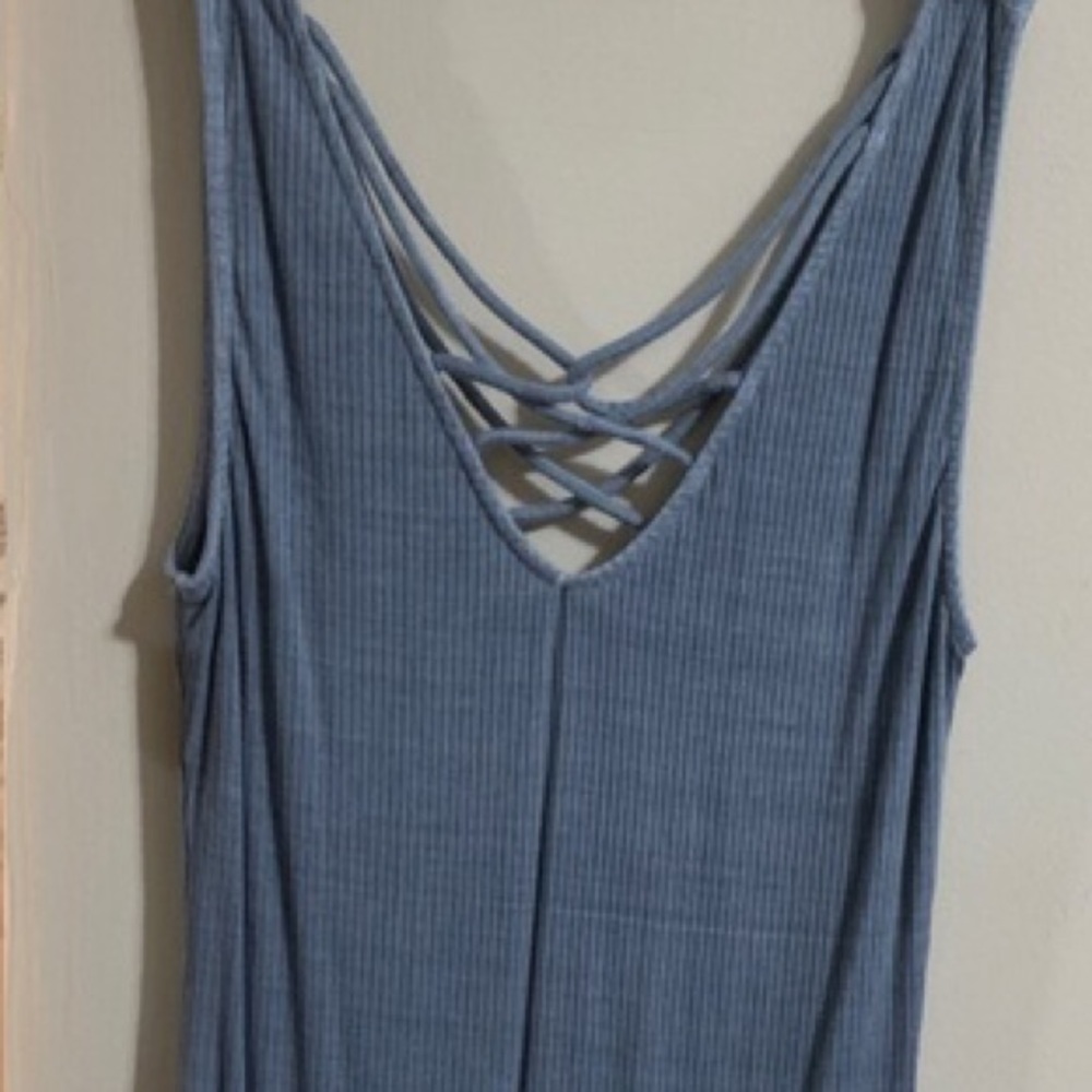 American eagle blue body suit size xl strappy